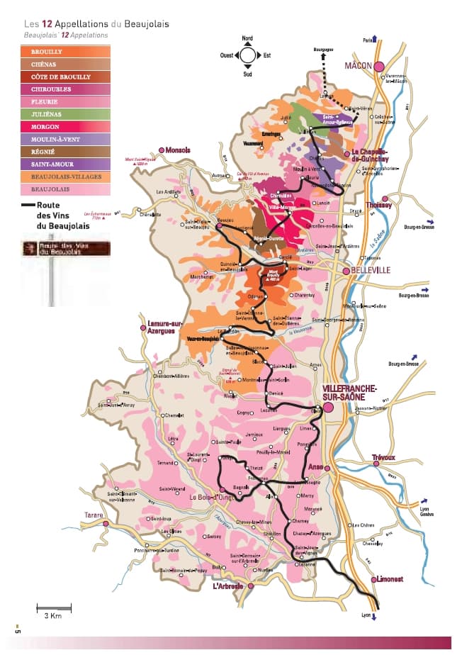 Carte vin Beaujolais - Vins Beaujolais à Ouistreham (Caen la Mer) dans le Calvados