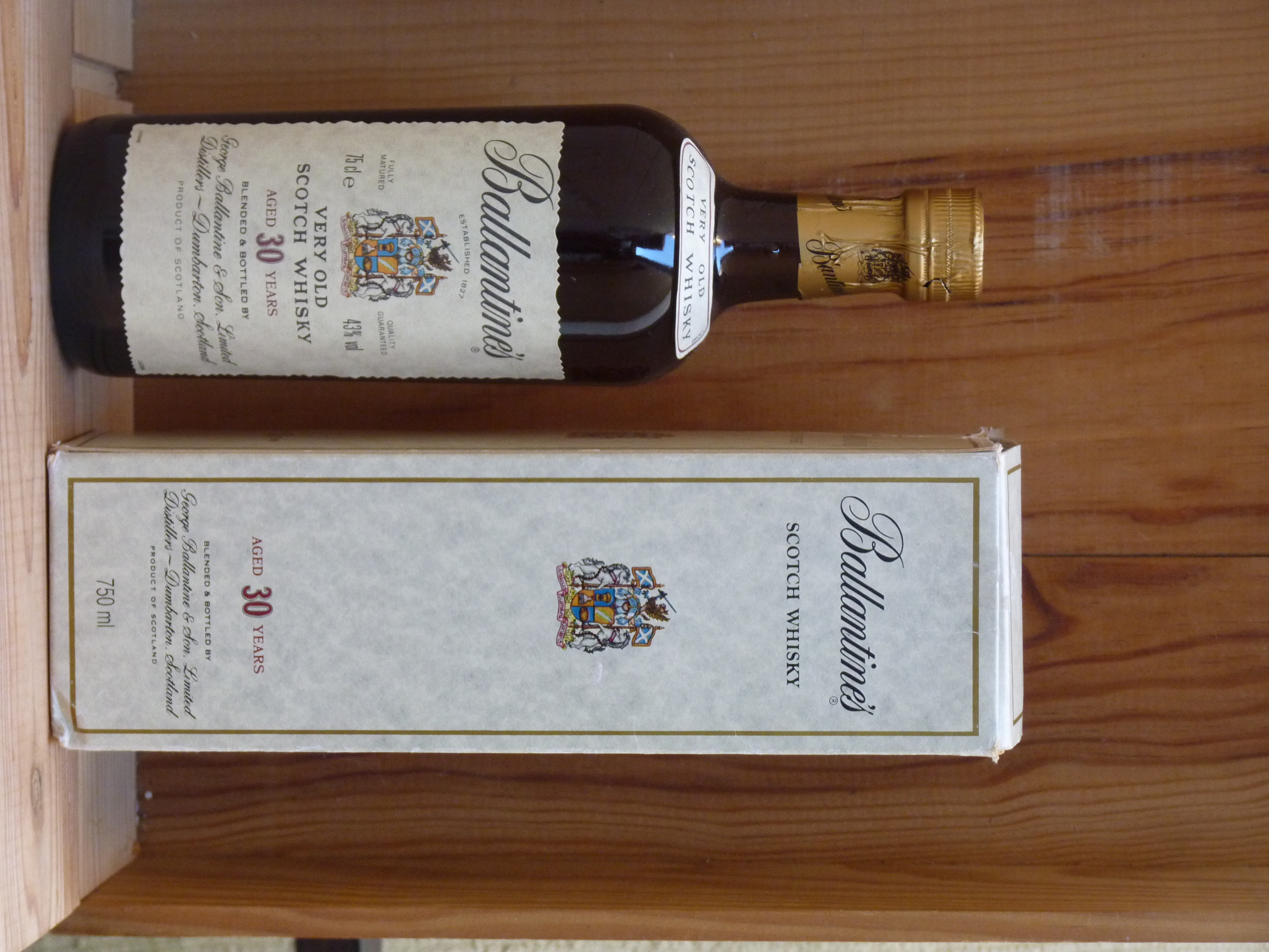 Ballantine's 30 ans very old scotch whisky