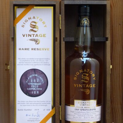 Springbank 1969 single malt 34yo single cask #262
